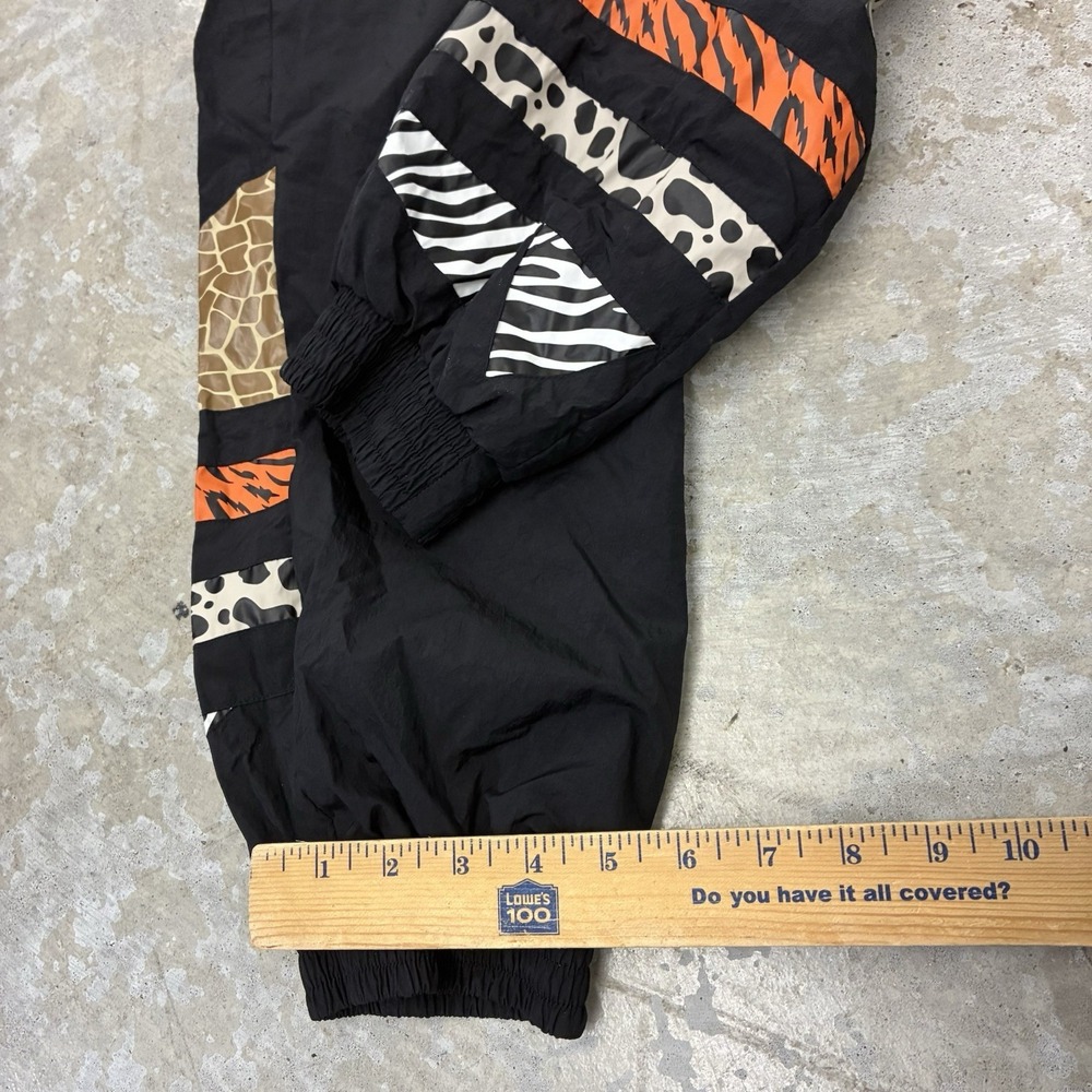 Adidas Atmos ATM Leopard Print Logo Track Pants Men's Small Black Trefoil GT7294 - Picture 14 of 16